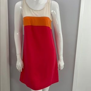 I.NER colorblock shift dress